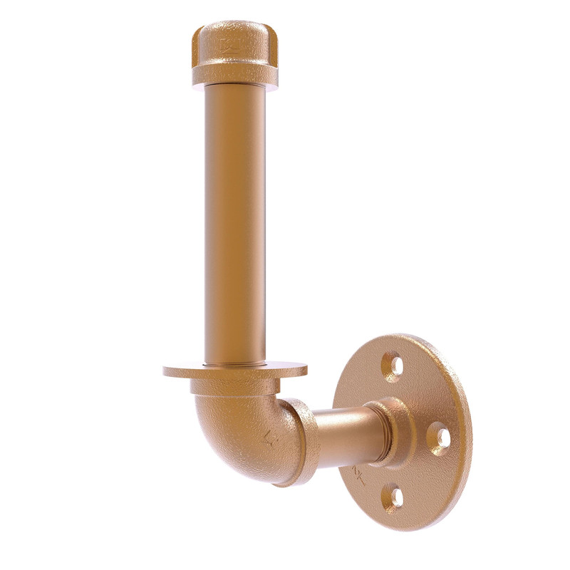 Upright Toilet Paper Holder, Brushed Bronze Finish